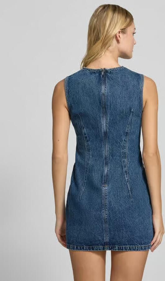 HUGO Blue Mini-jurk met deelnaden - Foto 3