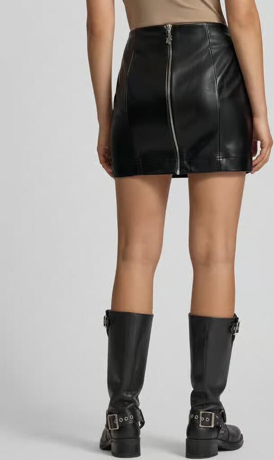 Hugo Blue Nauwsluitende minirok met ritssluiting model 'REKLUS' - Foto 5