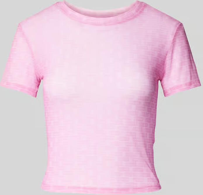 Hugo Blue NU NIEUW BIJ P&C*: T-shirt met all-over logo model 'Dadini'