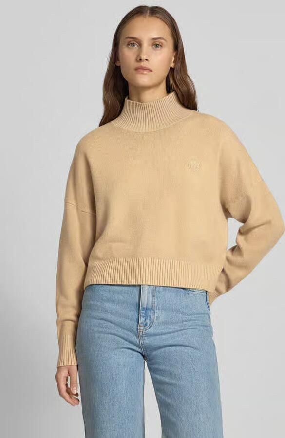HUGO Blue Oversized fit coltrui van viscosemix model 'SESTY' - Foto 2