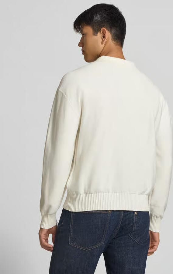 HUGO Blue oversized fit pullover van pure katoen model 'San Patty' - Foto 2