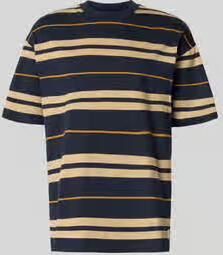 HUGO Blue oversized shirt van puur katoen model 'NIVARSI'
