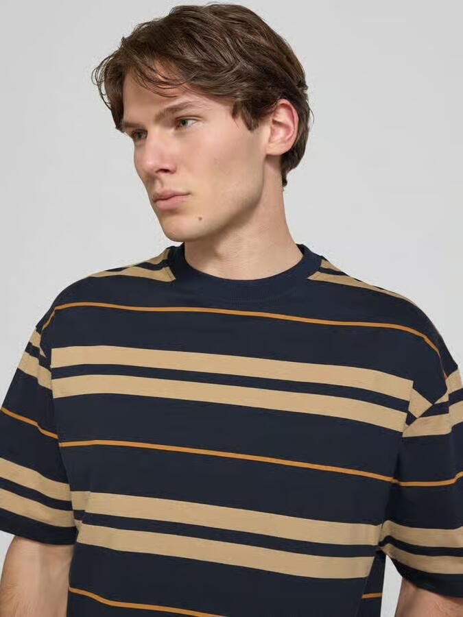 HUGO Blue oversized shirt van puur katoen model 'NIVARSI'