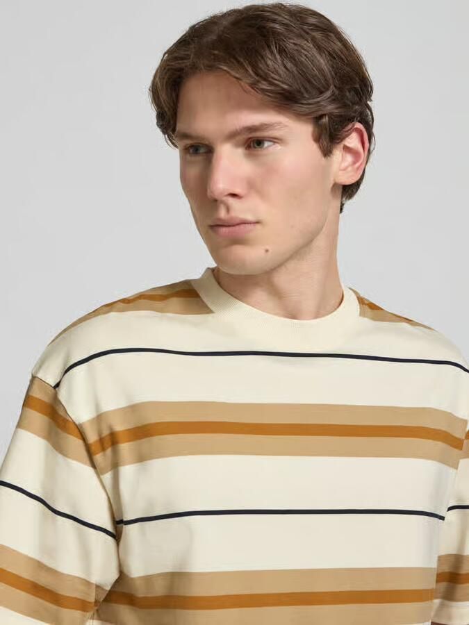 HUGO Blue oversized shirt van puur katoen model 'NIVARSI'