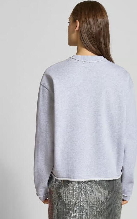 HUGO Blue Oversized sweatshirt van 100% Katoen Model 'Dismudge_B'