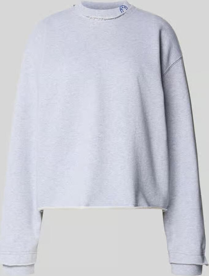 Hugo Blue Oversized sweatshirt van puur katoen model 'Dismudge_B'