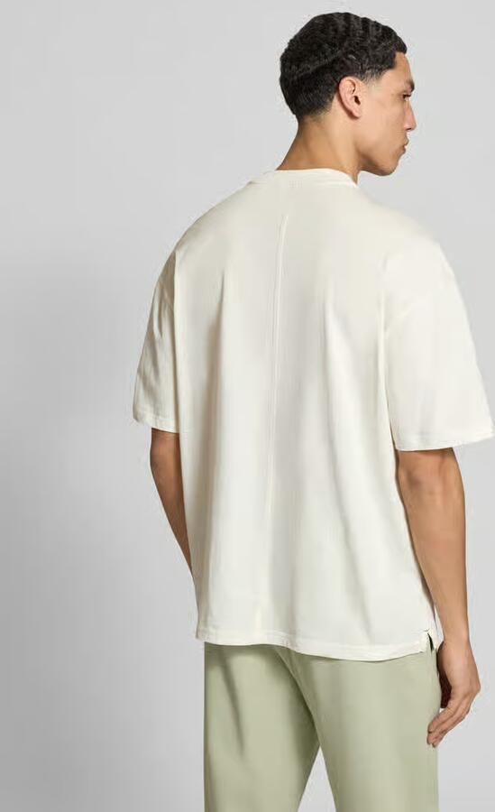 HUGO Blue Oversized T-shirt van puur katoen model 'Nohatio'