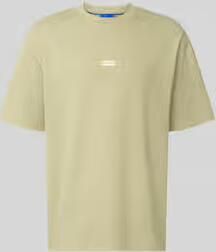 HUGO Blue oversized t-shirts van pure katoen model 'Nalono' - Foto 2