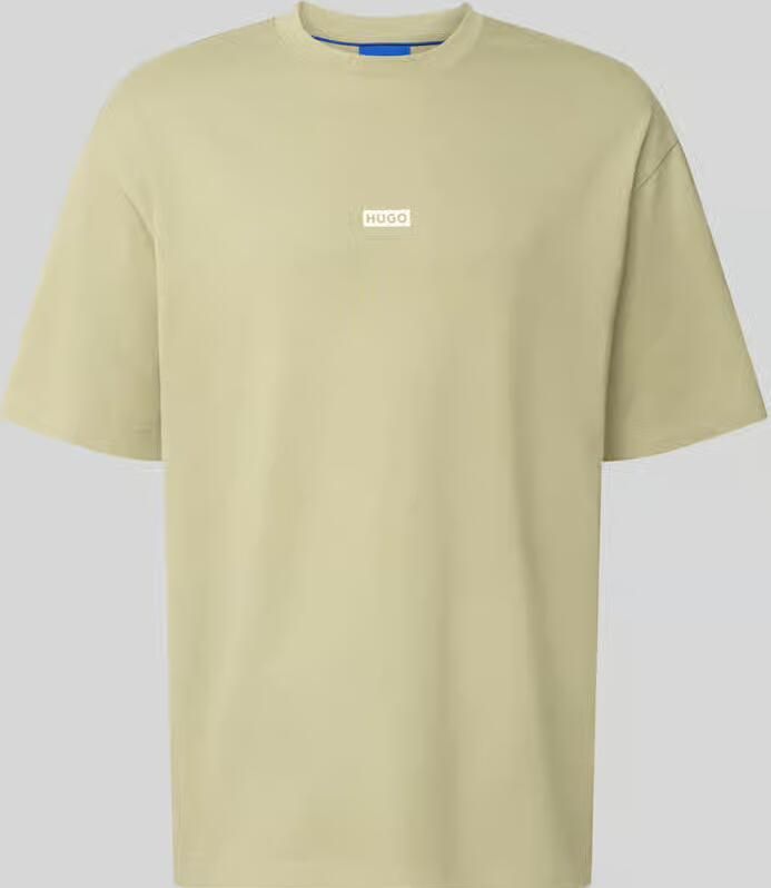HUGO Blue oversized t-shirts van pure katoen model 'Nalono' - Foto 2