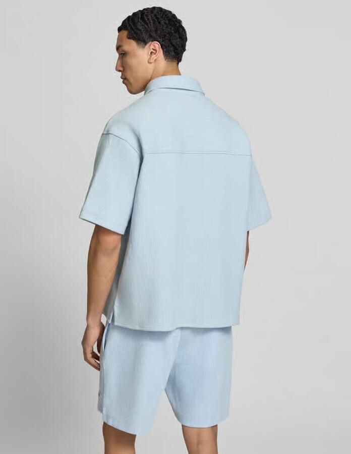 HUGO Blue Oversized vrijetijdsoverhemd van katoenmix model 'EBAFFINO' - Foto 2