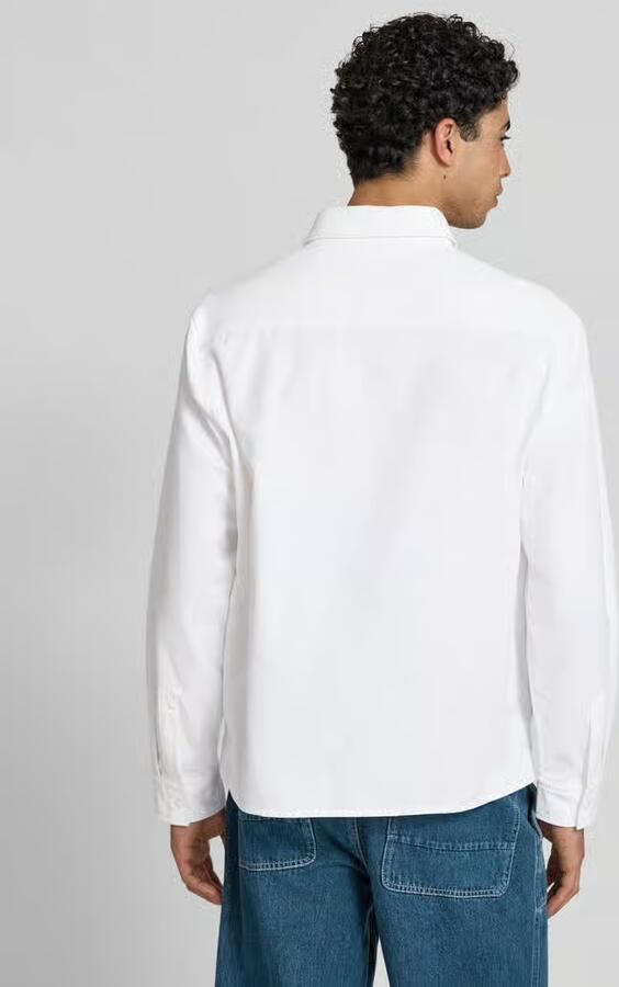 HUGO Blue Oversized vrijetijdsoverhemd van puur katoen model 'EKYNONE' - Foto 4