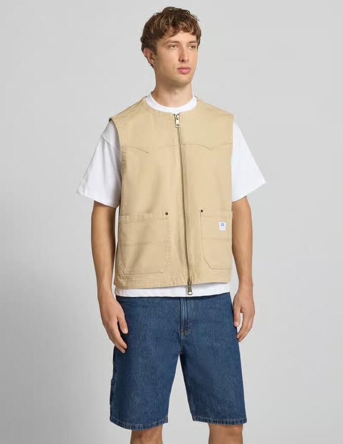 HUGO Blue regular fit bodywarmer van katoenmix model 'BRIDGELEY263W1' - Foto 3