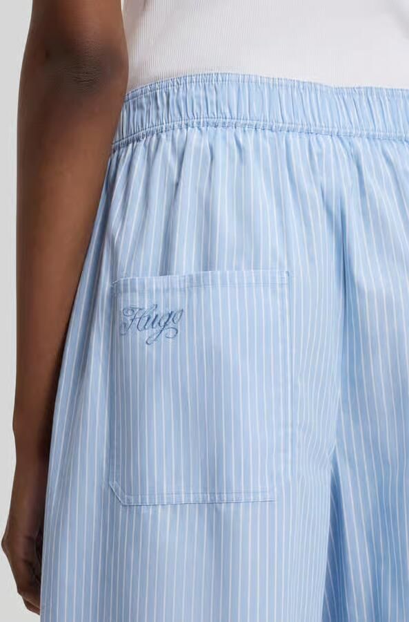 HUGO Blue regular fit broek van puur katoen