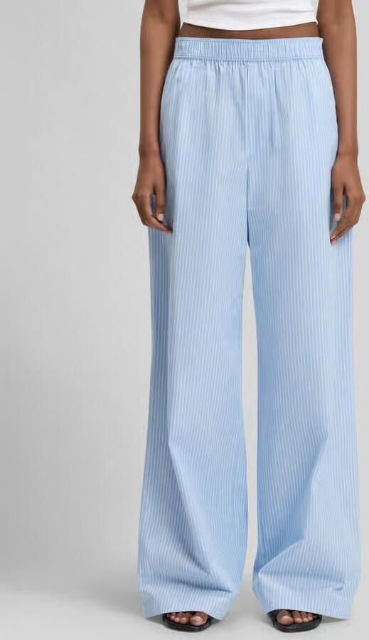 HUGO Blue regular fit broek van puur katoen - Foto 3