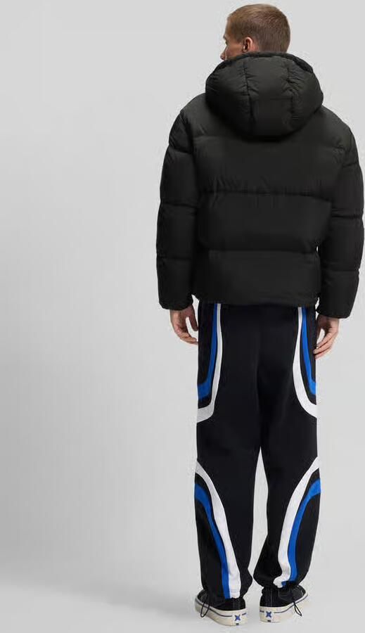 HUGO Blue relaxed fit gewatteerd jack met label patch model 'BODO2541' - Foto 13