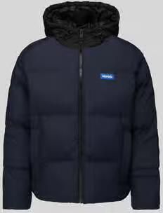 HUGO Blue Regular fit gewatteerd jack met capuchon model 'Bodo2541'
