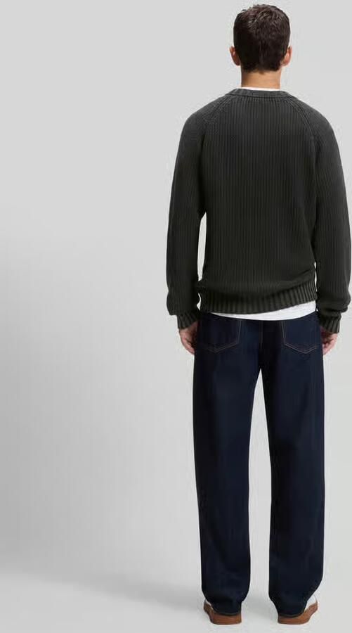 HUGO Blue relaxed fit pullover van pure katoen model 'Sondye' - Foto 2