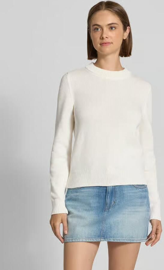 HUGO Blue Regular fit pullover van pure katoen model 'Saje_B' - Foto 3