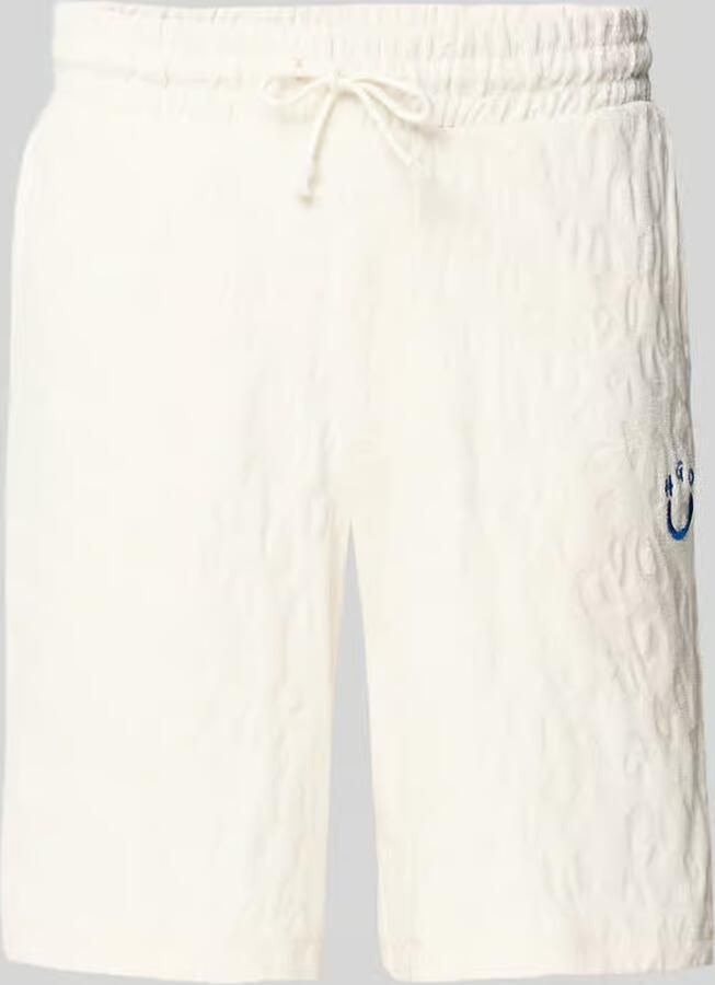 HUGO Blue regular fit shorts van badstof - Foto 2