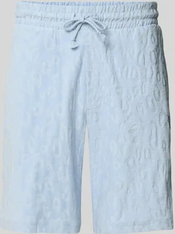 HUGO Blue regular fit shorts van badstof - Foto 2