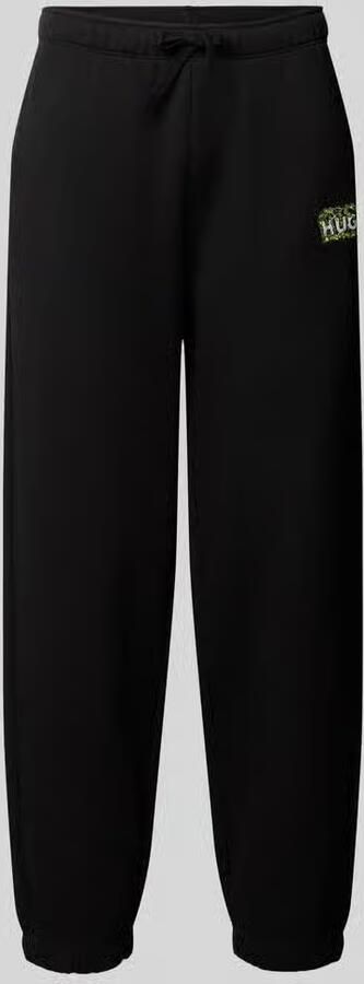 HUGO Blue Regular fit sweatpants van puur katoen model 'Nivion'