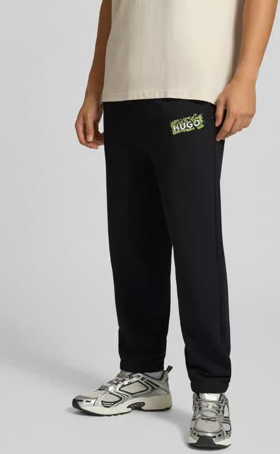 HUGO Blue Regular fit sweatpants van puur katoen model 'Nivion' - Foto 3