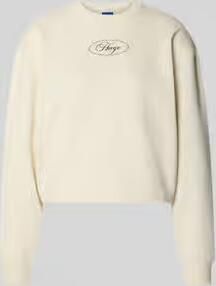 HUGO Blue regular fit sweatshirt van puur katoen model 'DAMASWEE_B_1'