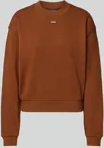 HUGO Blue Regular fit sweatshirt van puur katoen model 'Delessa_B'