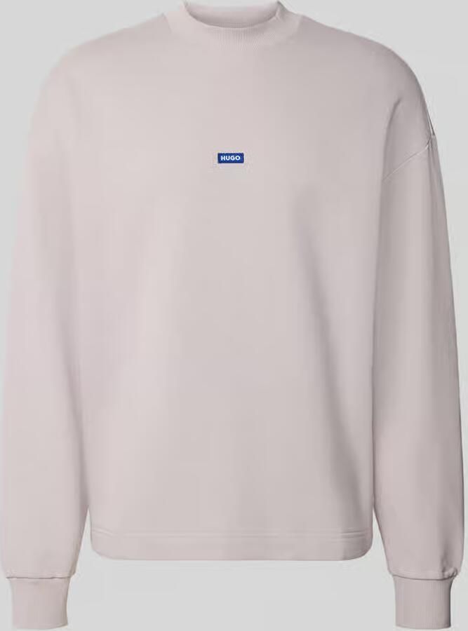 HUGO Blue regular fit sweatshirt van puur katoen model 'Nedro' - Foto 2