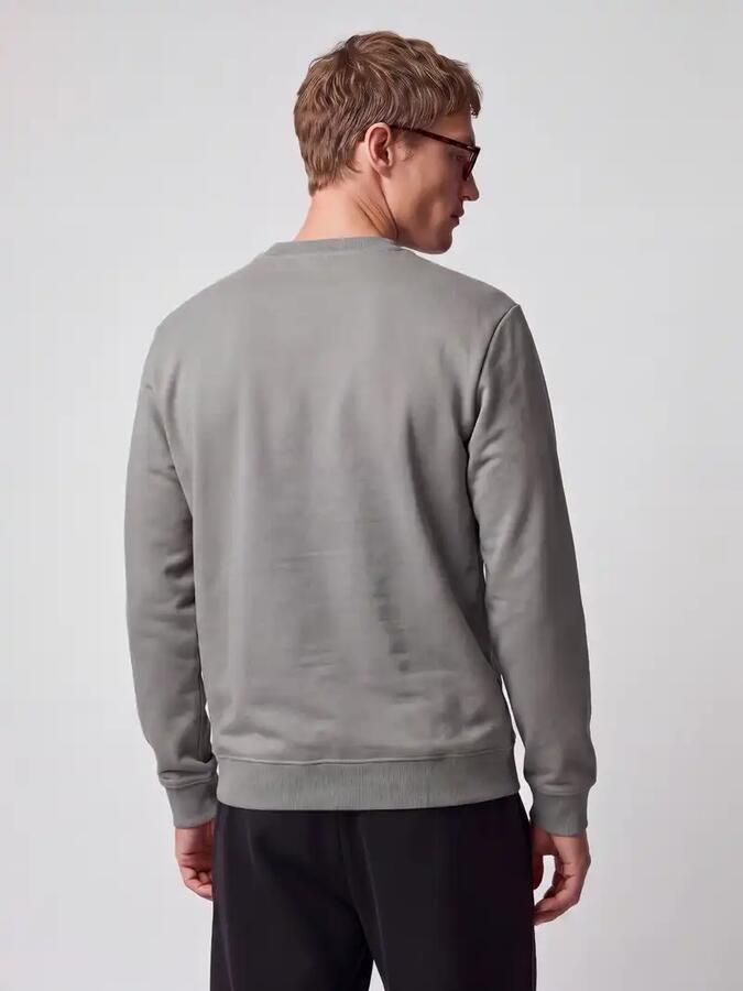 HUGO Blue Regular fit sweatshirt van puur katoen model 'Nespon' - Foto 3
