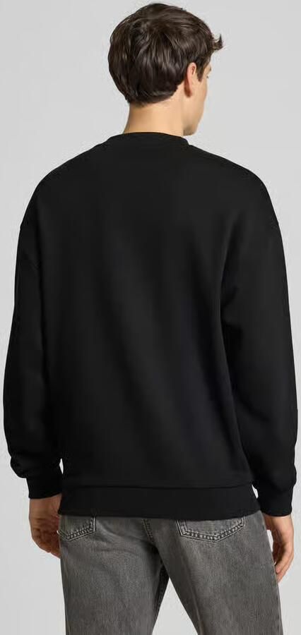 HUGO Blue Regular fit sweatshirt van puur katoen model 'NEWIREX'