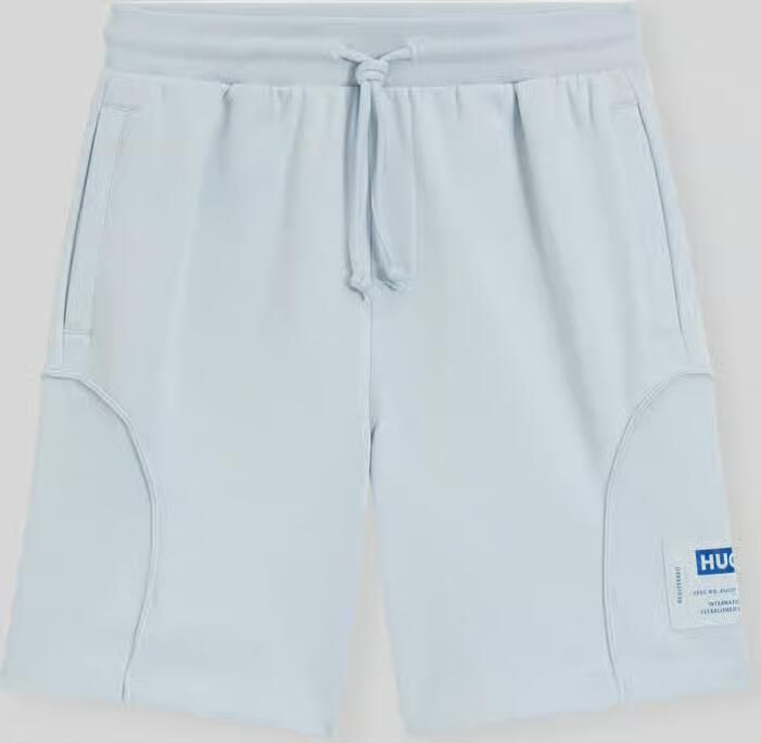 HUGO Blue regular fit sweatshorts van katoenmix model 'NURAZORT' - Foto 2