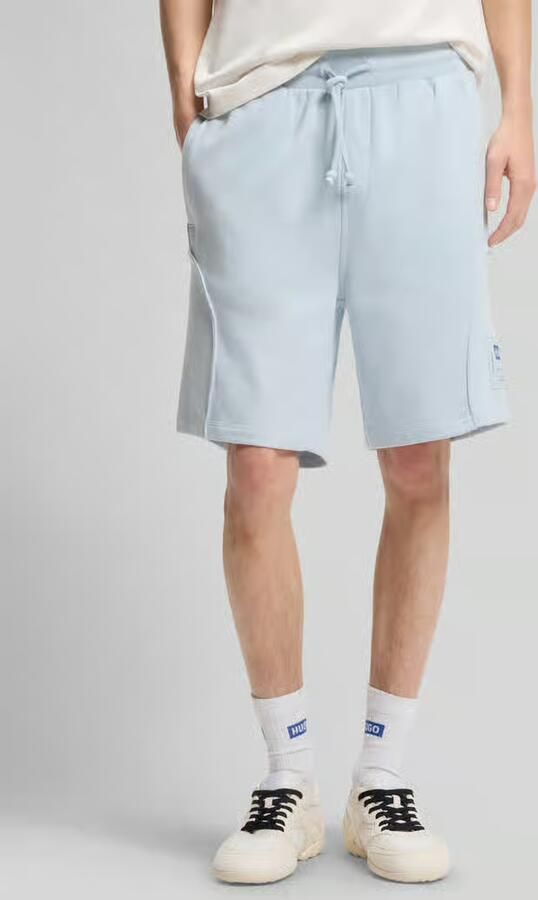 HUGO Blue regular fit sweatshorts van katoenmix model 'NURAZORT' - Foto 2