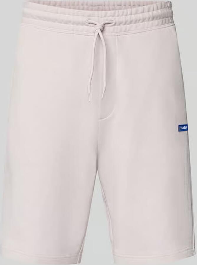 HUGO Blue Regular fit sweatshorts van puur katoen Model 'NASENSIO' - Foto 2