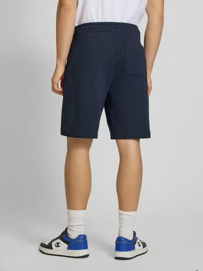 HUGO Blue Regular fit sweatshorts van puur katoen Model 'NASENSIO' - Foto 3