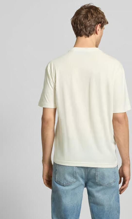 HUGO Blue Regular fit T-shirt van pure katoen model 'NIEROFIX_U261'