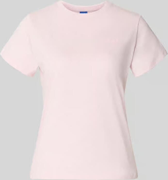 HUGO Blue Regular fit t-shirt van puur katoen model 'Damatee_B'