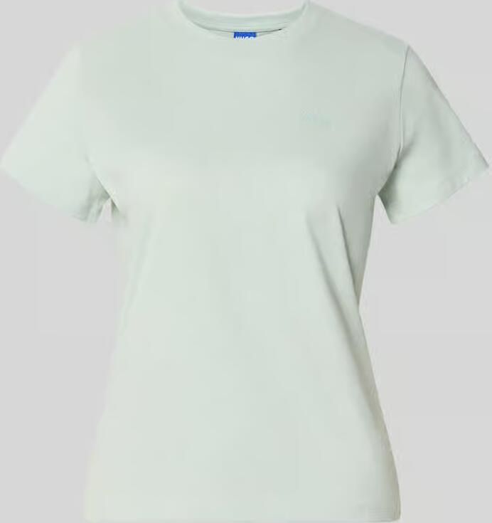 HUGO Blue Regular fit t-shirt van puur katoen model 'Damatee_B'