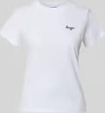 HUGO Blue Regular fit t-shirt van puur katoen model 'Damatee_B'