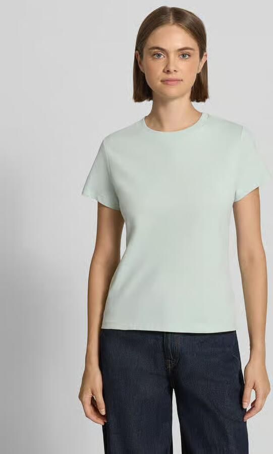HUGO Blue Regular fit t-shirt van puur katoen model 'Damatee_B' - Foto 3