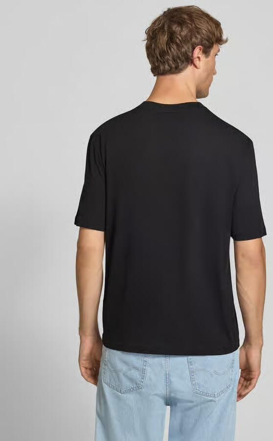 HUGO Blue Regular fit t-shirt van puur katoen model 'Naxter' - Foto 2