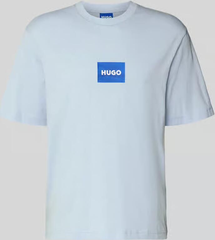 HUGO Blue regular fit T-shirt van puur katoen model 'NAYONIX' - Foto 2