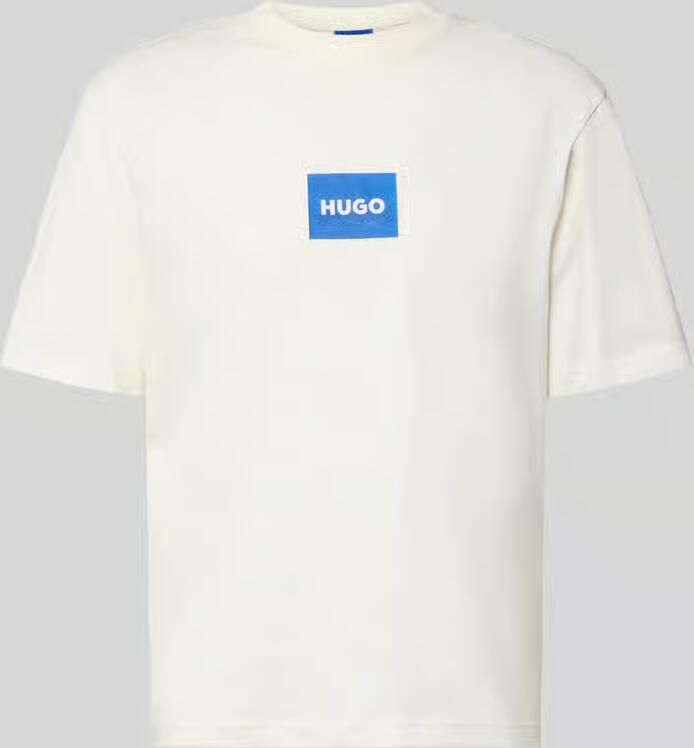 HUGO Blue regular fit T-shirt van puur katoen model 'NAYONIX' - Foto 2