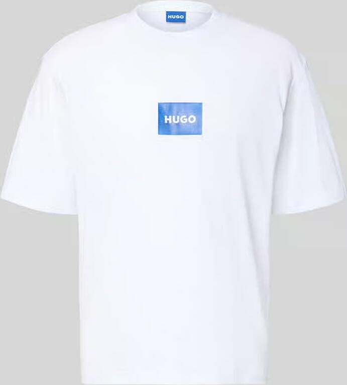HUGO Blue regular fit T-shirt van puur katoen model 'NAYONIX' - Foto 2