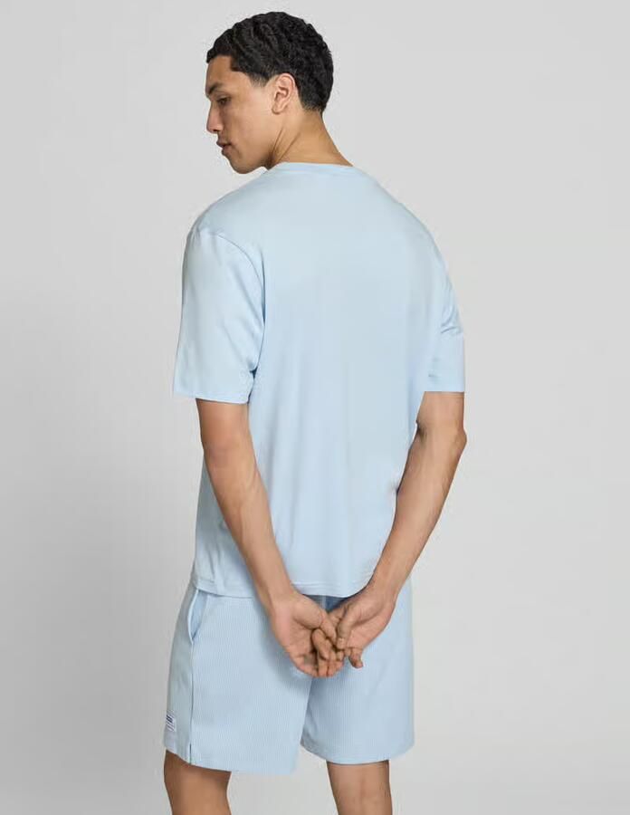 HUGO Blue regular fit T-shirt van puur katoen model 'NAYONIX'