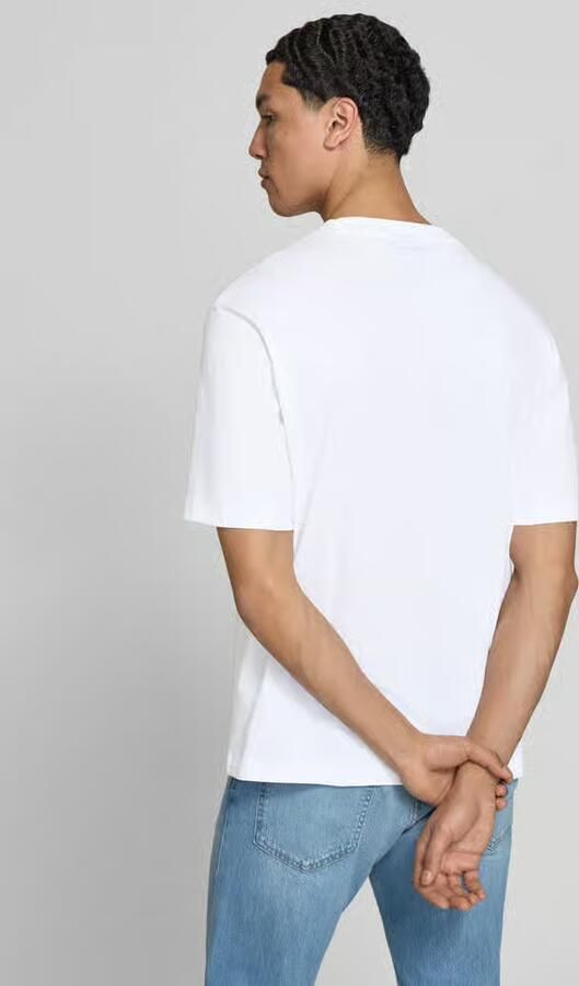 HUGO Blue regular fit T-shirt van puur katoen model 'NAYONIX'