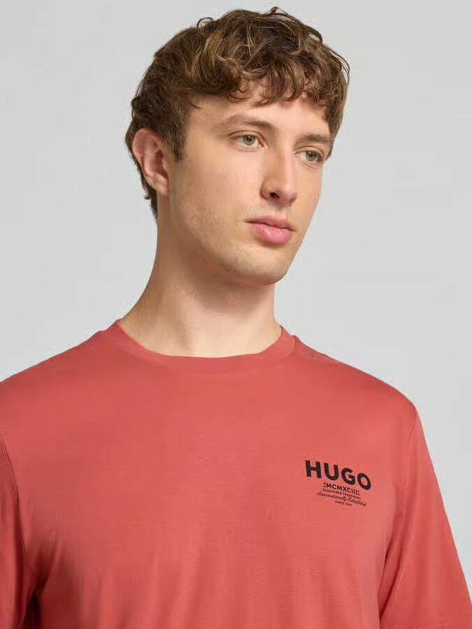 HUGO Blue regular fit T-shirt van puur katoen model 'NESPTEE' - Foto 2