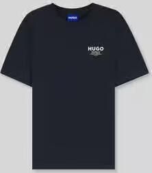 HUGO Blue regular fit T-shirt van puur katoen model 'NESPTEE'