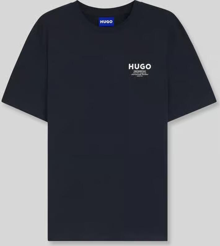 HUGO Blue regular fit T-shirt van puur katoen model 'NESPTEE' - Foto 2