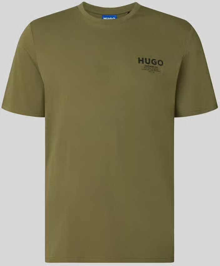 HUGO Blue regular fit T-shirt van puur katoen model 'NESPTEE'